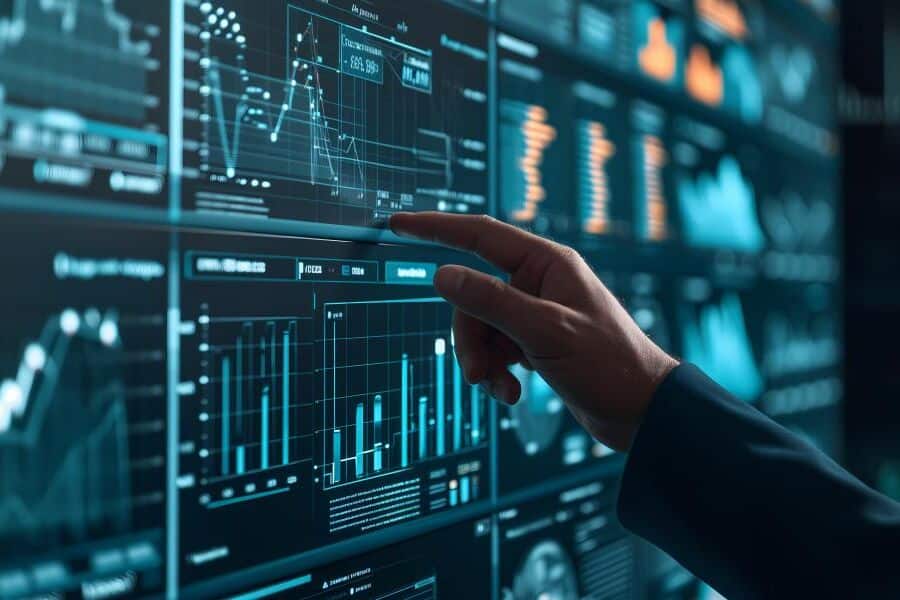 Person using dashboard