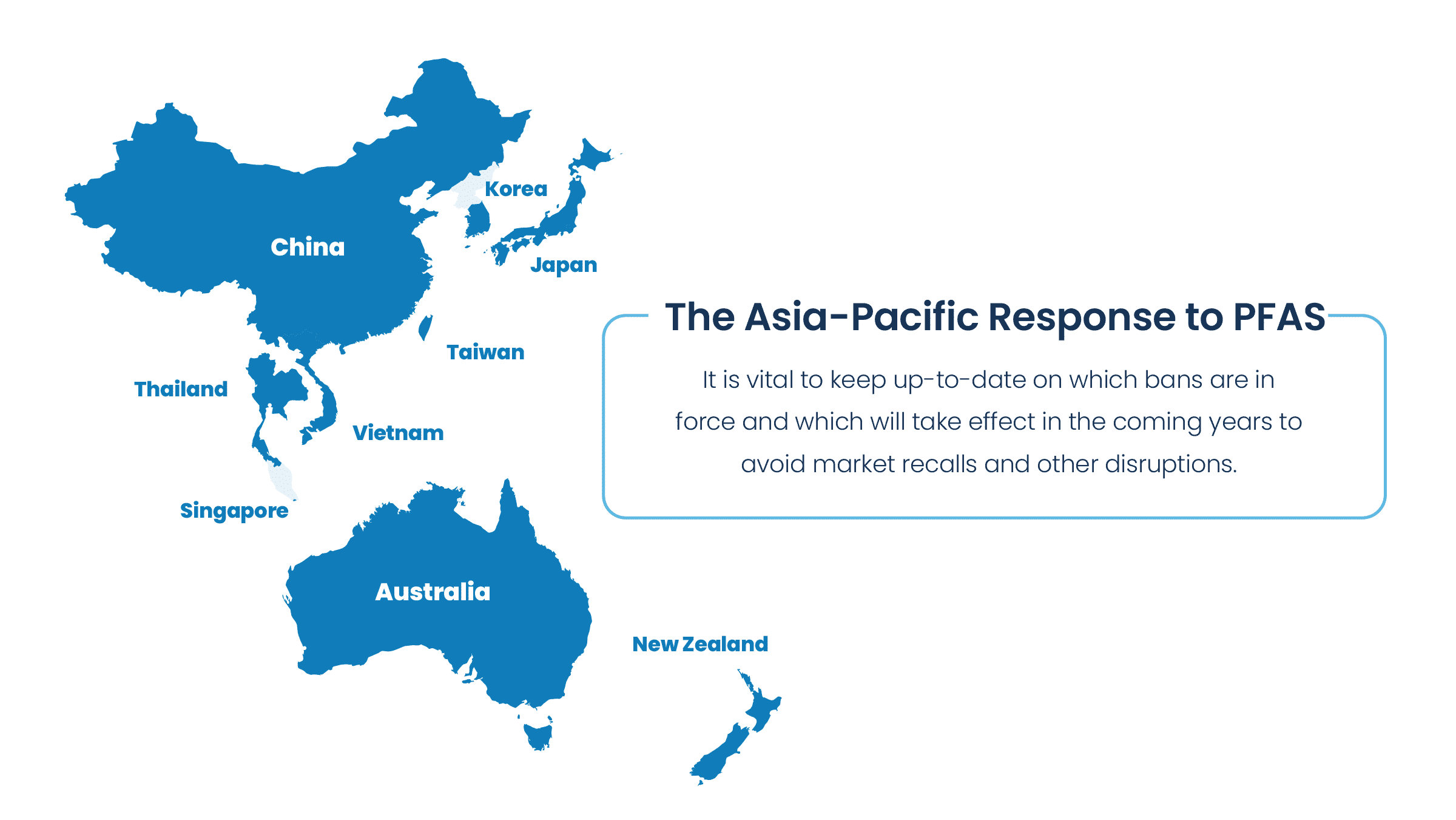 Asia Pacific approach to PFAS Management and regulations. Updated 1.13.25