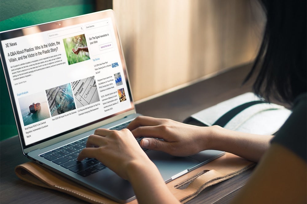 3E's news service delivers timely actionable intelligence regarding global chemical and product regulation, workplace safety, and sustainability. 