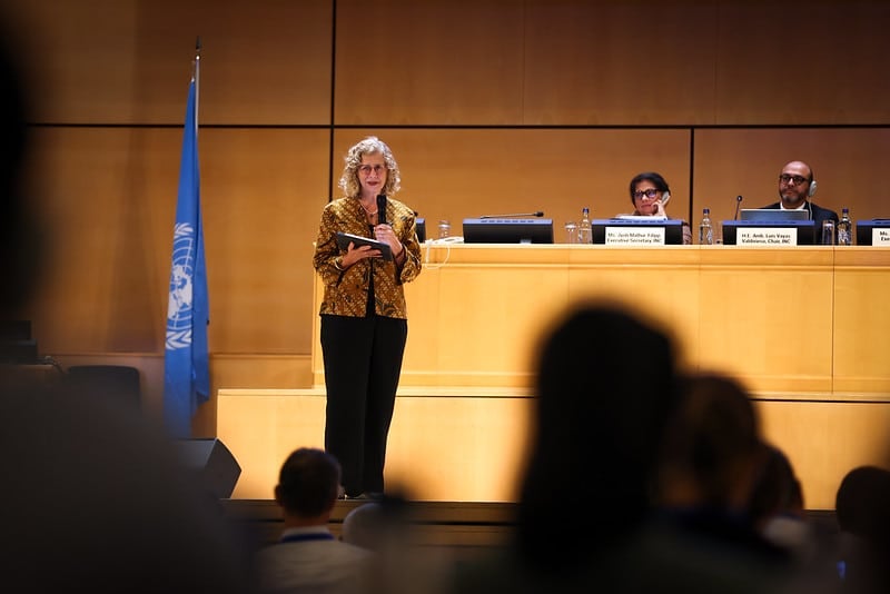 Delegates from around the world engage in discussions at the Geneva conference, aiming to negotiate a global plastics treaty to address pollution and sustainability challenges.