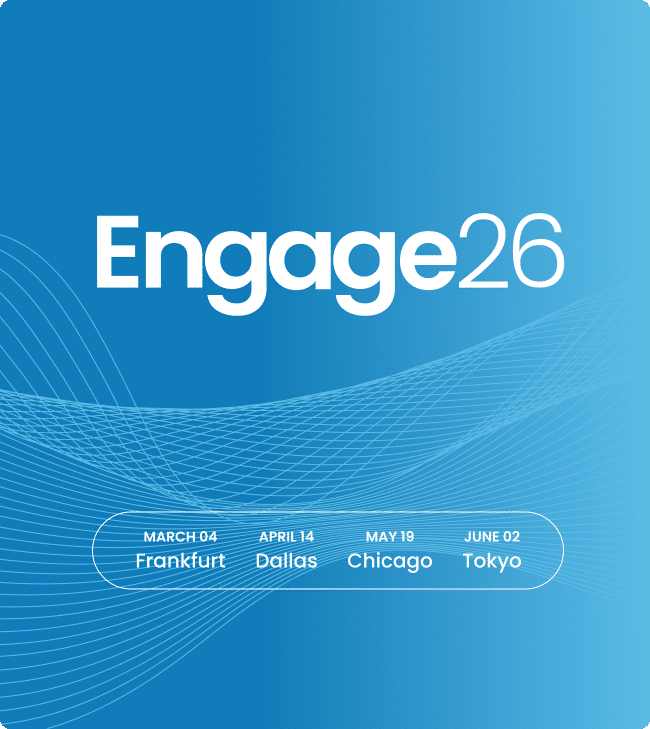 Engage26 will be held in 4 locations in 2026
